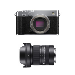 Fujifilm x-e5 silver + sigma 18-50 f2.8 dc dn contemporary
