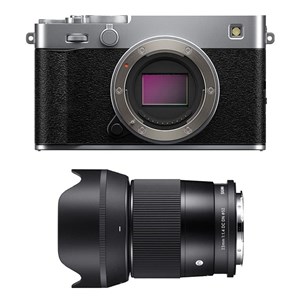 Fujifilm x-e5 silver + sigma 23mm f1.4