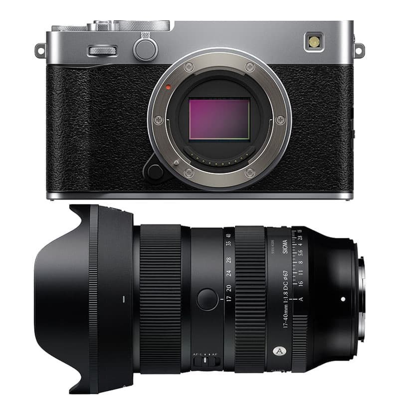 Fujifilm x-e5 silver + sigma 17-40mm f1.8
