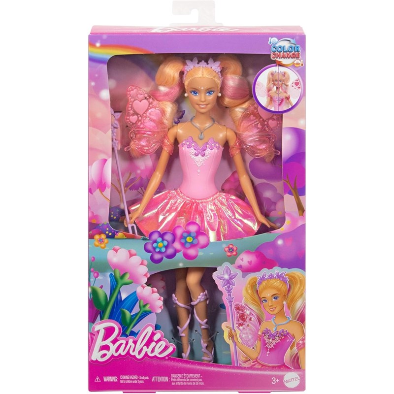Barbie fée ailes et tenue changement de