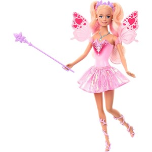 Barbie fée ailes et tenue changement de