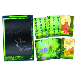 Tablette à dessins électronique multicolore dinosaures