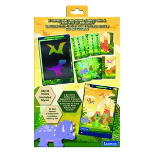 Tablette à dessins électronique multicolore dinosaures
