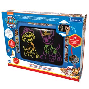 Ardoise à dessiner lumineuse néon pat patrouille