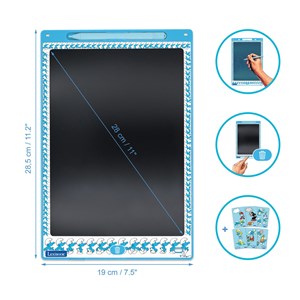 Tablette à dessins électronique multicolore schtroumpfs