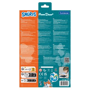 Tablette à dessins électronique multicolore schtroumpfs