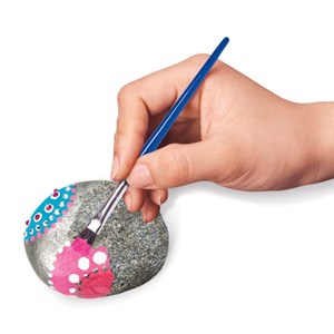 Kit de création artistique sur pierres avec effet métallique