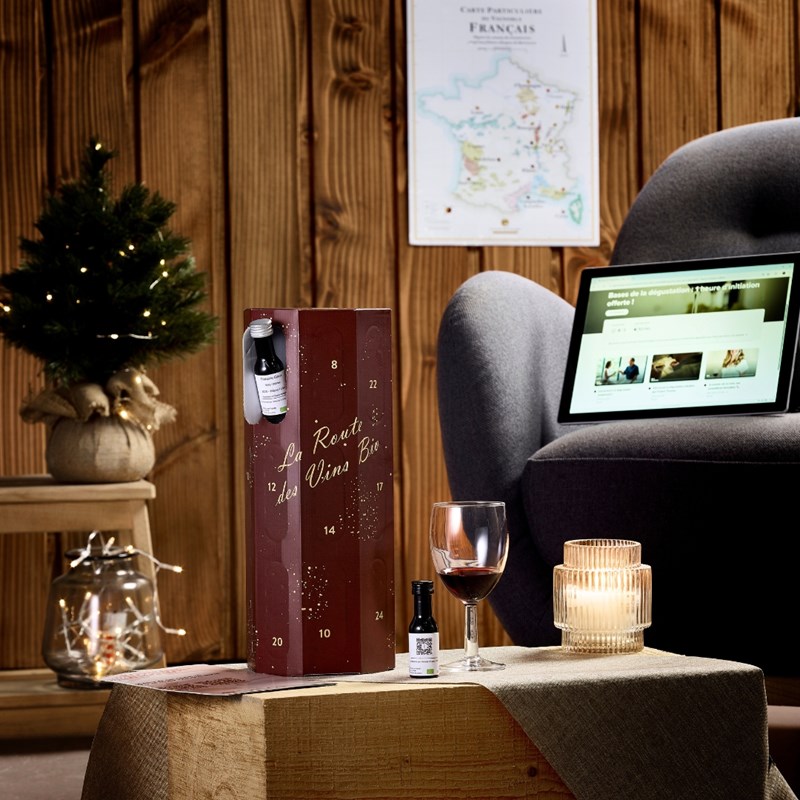 Calendrier de l’avent 2025 « la route des vins bio »
