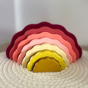 Arc-en-ciel empilable, rouge