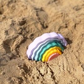 Arc-en-ciel empilable, multicolore