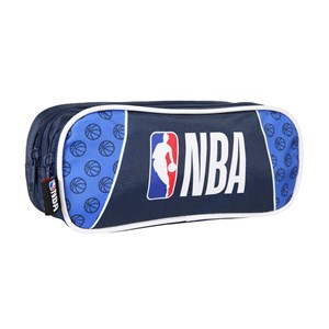 Trousse rectangulaire nba basketball marine 2 compartiments bagtrotter
