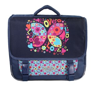 Cartable phileas papillon 38cm marine bagtrotter primaire