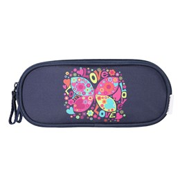 Trousse rectangulaire phileas marine 2 compartiments bagtrotter