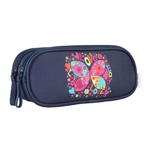 Trousse rectangulaire phileas marine 2 compartiments bagtrotter