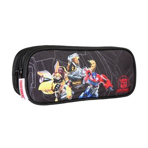 Trousse rectangulaire transformers noir 2 compartiments bagtrotter