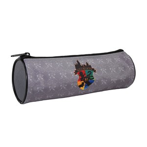 Trousse ronde harry potter gris 1 compartiment bagtrotter