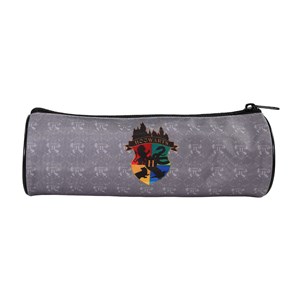 Trousse ronde harry potter gris 1 compartiment bagtrotter