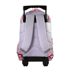 Sac à dos cybel à roulettes violet 2 compartiments bagtrotter primaire