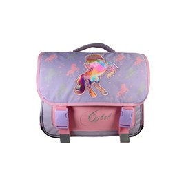 Cartable cybel 38cm violet 2 compartiments bagtrotter primaire