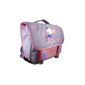 Cartable cybel 38cm violet 2 compartiments bagtrotter primaire