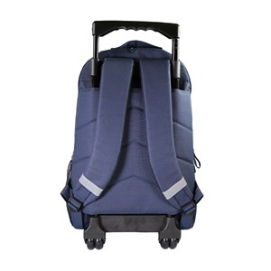 Sac à dos lili lou à roulettes marine 2 compartiments bagtrotter primaire