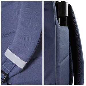 Sac à dos lili lou à roulettes marine 2 compartiments bagtrotter primaire