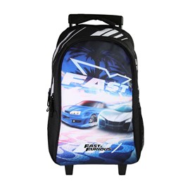 Sac à dos fast and furious à roulettes noir 2 compartiments bagtrotter primaire
