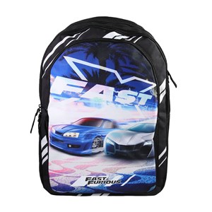 Sac à dos fast and furious noir 2 compartiments bagtrotter primaire