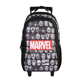 Sac à dos avengers à roulettes noir 2 compartiments bagtrotter primaire