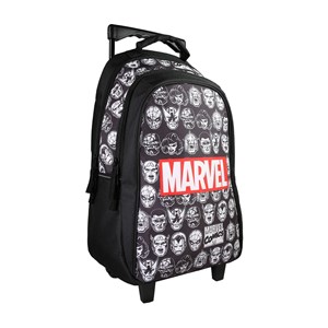 Sac à dos avengers à roulettes noir 2 compartiments bagtrotter primaire