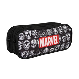 Trousse rectangulaire avengers noir 2 compartiments bagtrotter
