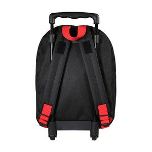 Sac à dos spider-man à roulettes noir 1 compartiment maternelle