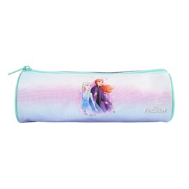 Trousse ronde la reine des neiges violet 1 compartiment
