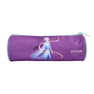 Trousse ronde la reine des neiges violet 1 compartiment