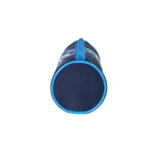 Trousse ronde la reine des neiges bleu marine 1 compartiment