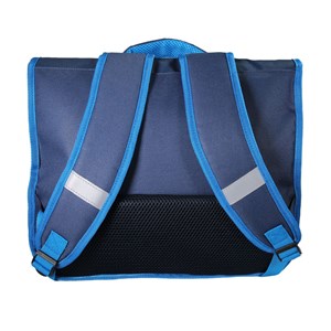 Cartable la reine des neiges 38cm bleu marine 2 compartiments primaire