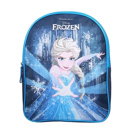 Sac à dos la reine des neiges goûter 31cm bleu marine maternelle