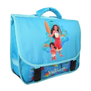 Cartable vaiana 38cm bleu 2 compartiments primaire