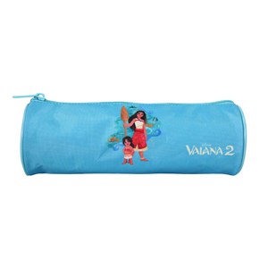Trousse ronde vaiana bleu 1 compartiment