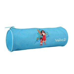 Trousse ronde vaiana bleu 1 compartiment