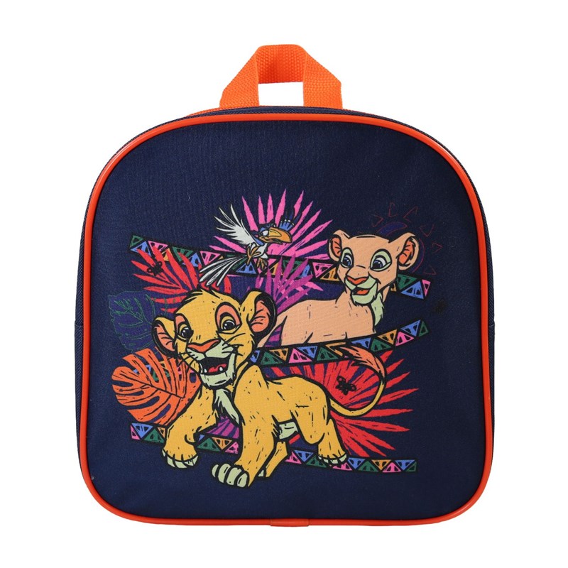 Sac à dos le roi lion goûter 24cm orange 1 compartiment maternelle