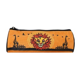 Trousse ronde le roi lion orange 1 compartiment