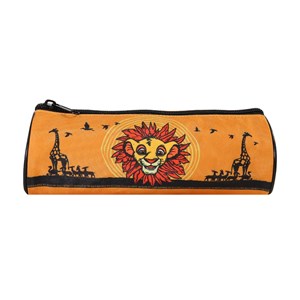 Trousse ronde le roi lion orange 1 compartiment