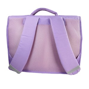 Cartable stitch et angel 38cm bleu 2 compartiments rabat réversible primaire