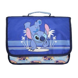 Cartable stitch bleu 32cm 1 compartiment maternelle