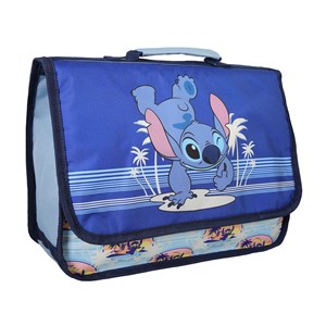 Cartable stitch bleu 32cm 1 compartiment maternelle