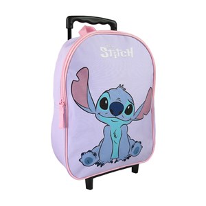 Sac à dos stitch à roulettes violet 1 compartiment maternelle