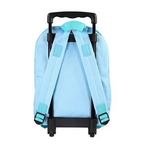 Sac à dos stitch à roulettes bleu clair 1 compartiment maternelle
