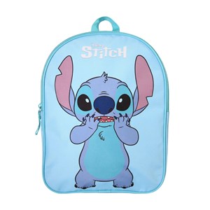 Sac à dos stitch goûter 31cm bleu clair 1 compartiment maternelle