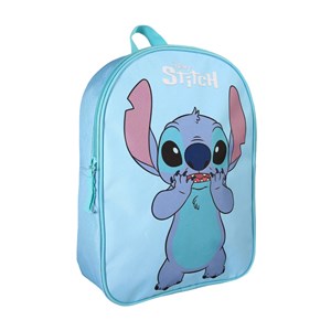Sac à dos stitch goûter 31cm bleu clair 1 compartiment maternelle